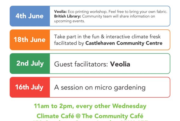 Community Cafe June to July